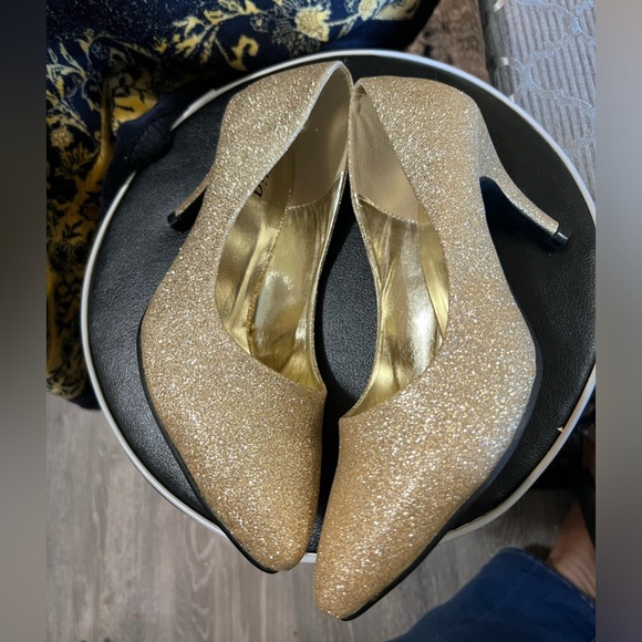 Codia gold sparkle heel - Picture 4 of 6